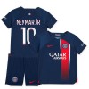 Conjunto (Camiseta+Pantalón Corto) Paris Saint-Germain 2023-24 Neymar Jr 10 Primera Equipación - Niño